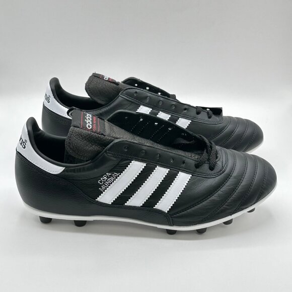 Mens Adidas Copa Mundial Leather Soccer Cleats Black Made In Germany 015110 Sz10 - Picture 3 of 9